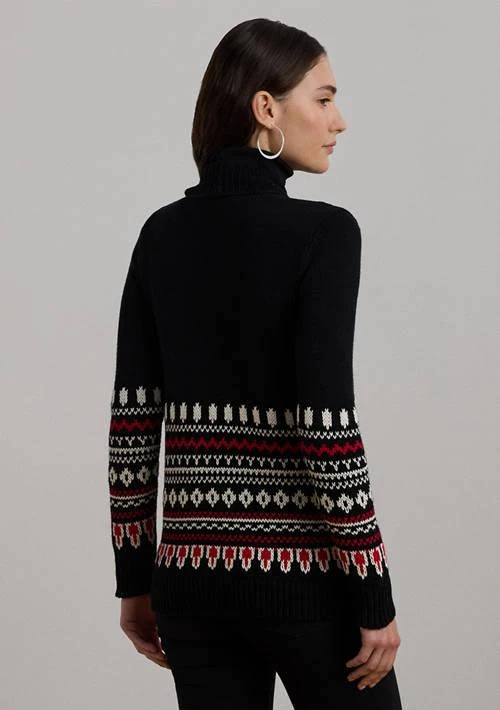Ralph Lauren Ralph Lauren Fair Isle Cotton Shawl Collar Cardigan 2