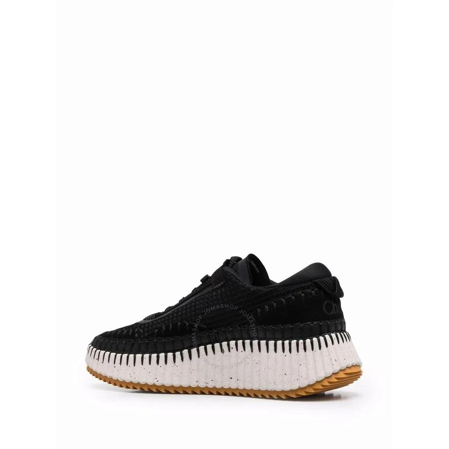 Chloé Nama Mix Material Low-Top Sneakers 3