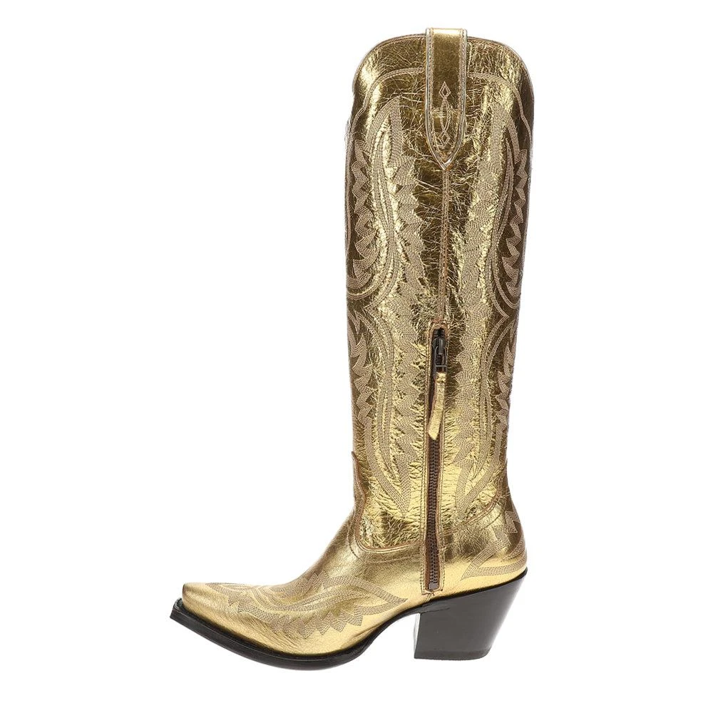 Ariat Casanova Tall Embroidered Snip Toe Zippered Cowboy Boots 3