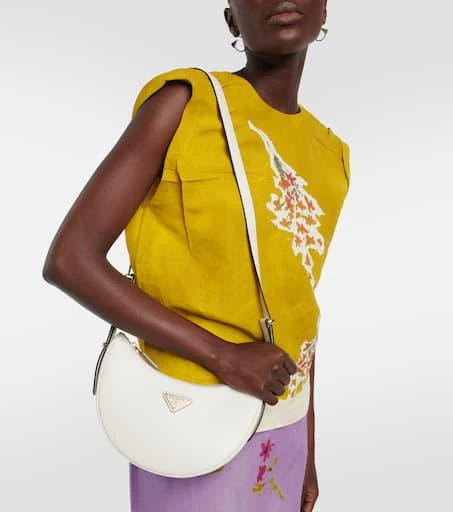 Prada Arqué leather shoulder bag 2