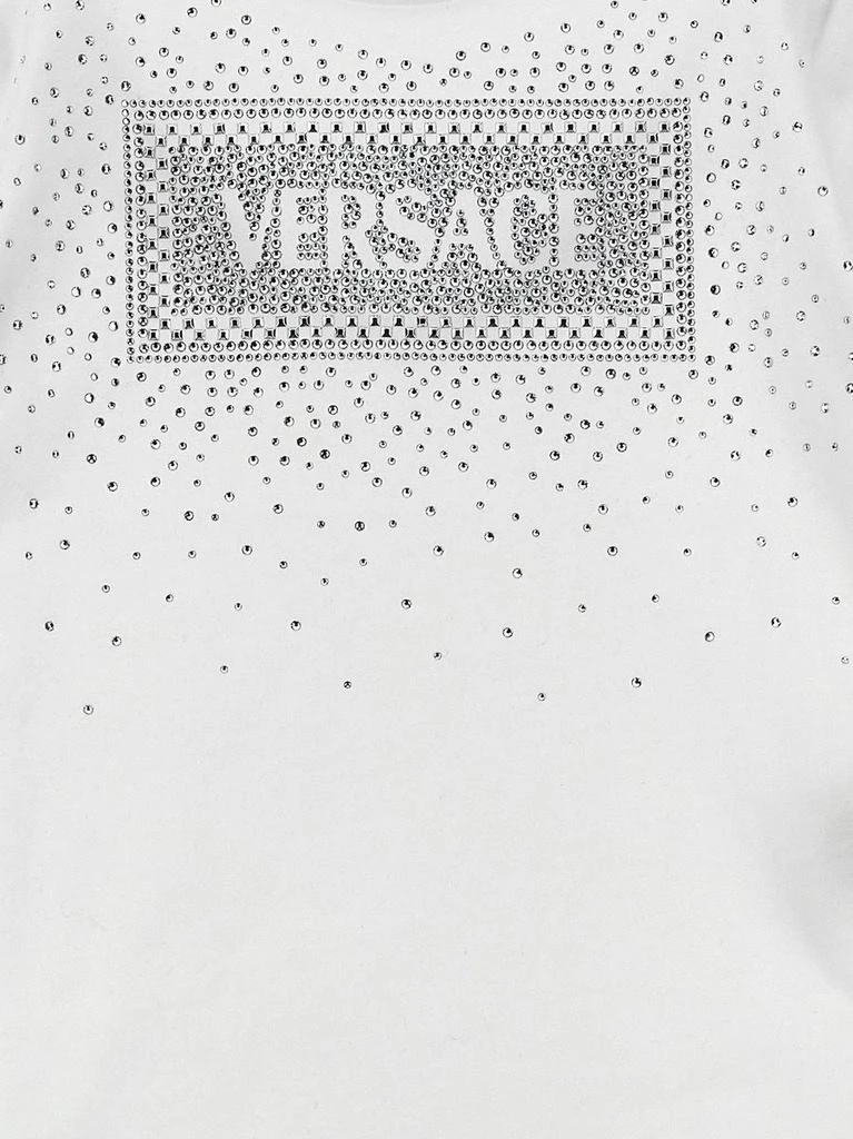 Versace Versace Kids Rhinestone Logo T-Shirt 3