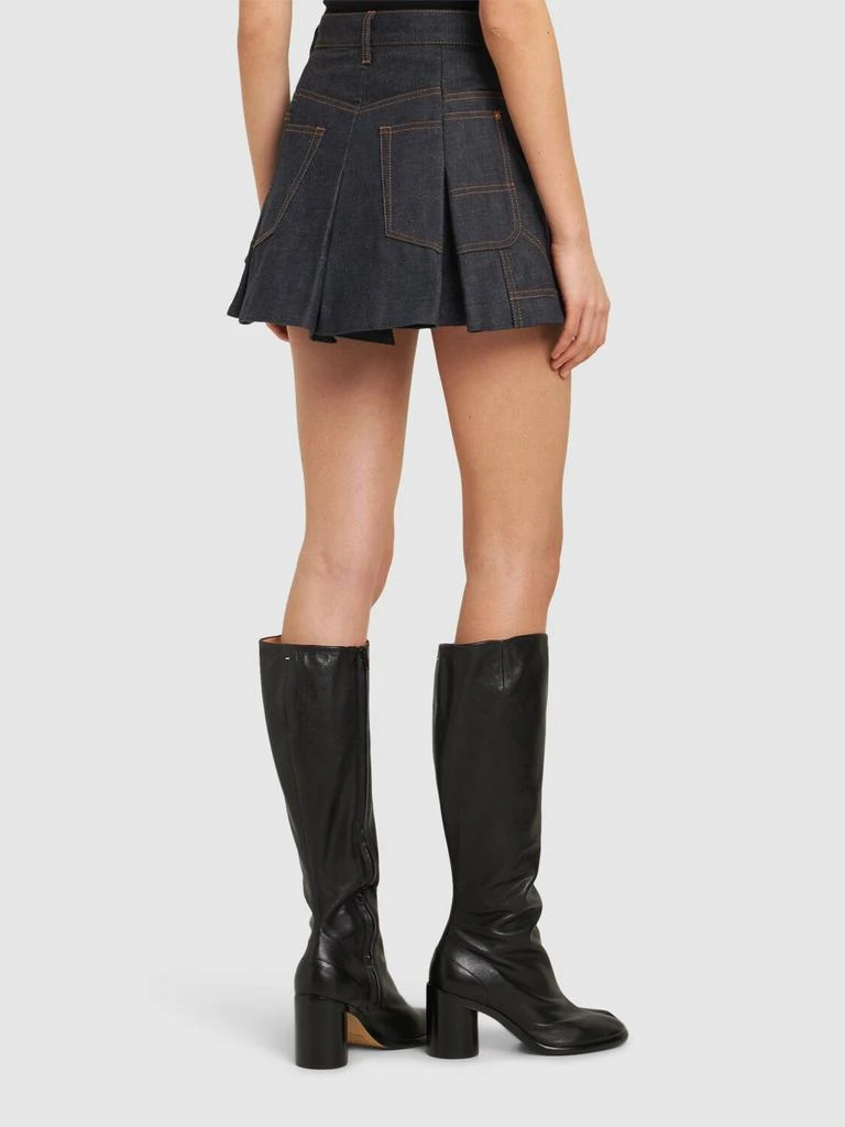 SACAI Cotton Denim Skort 2