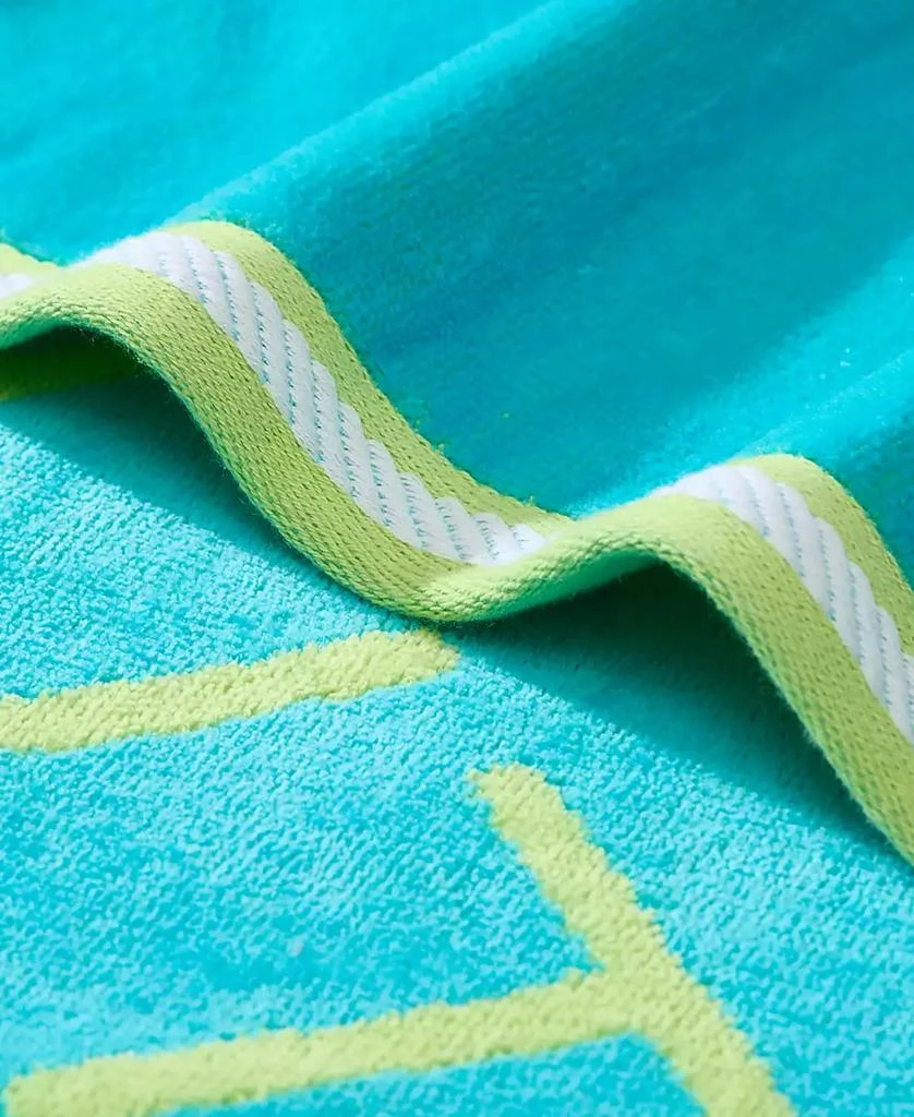 Nautica Tilted Logo Jacquard Beach Towel Set, 68" X 36" 3