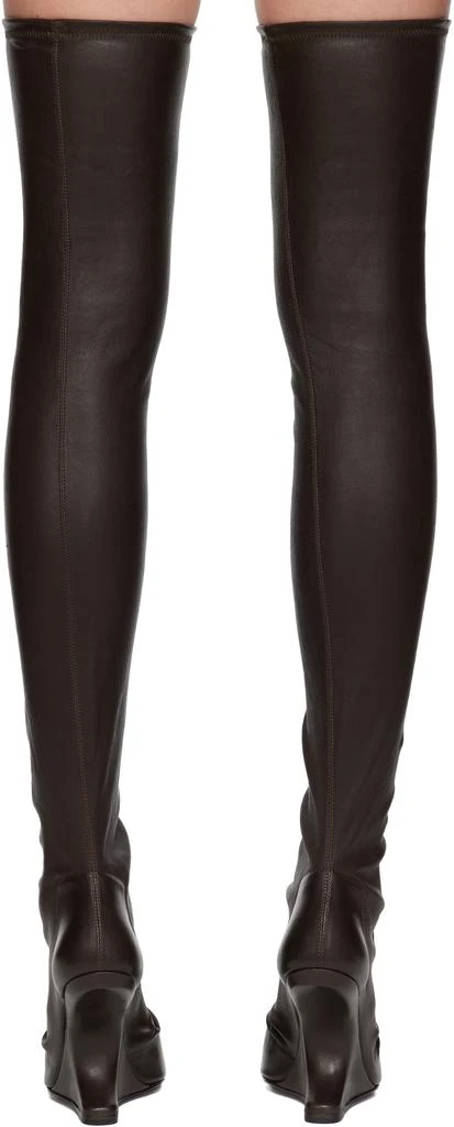 Rick Owens Brown Concordians Cantilever 11 Tall Boots 2