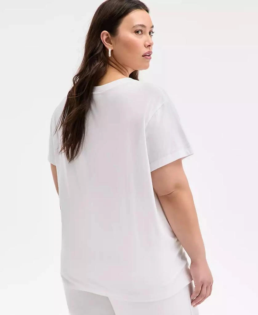 On 34th Trendy Plus Size Cannes Print T-Shirt, Exclusively at Macy's 4