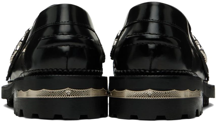 Toga Pulla Black Chain Link Loafers 2