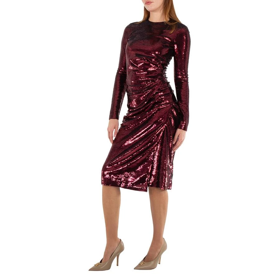Burberry Aurora Sequinned Gathered Stretch Dress 3