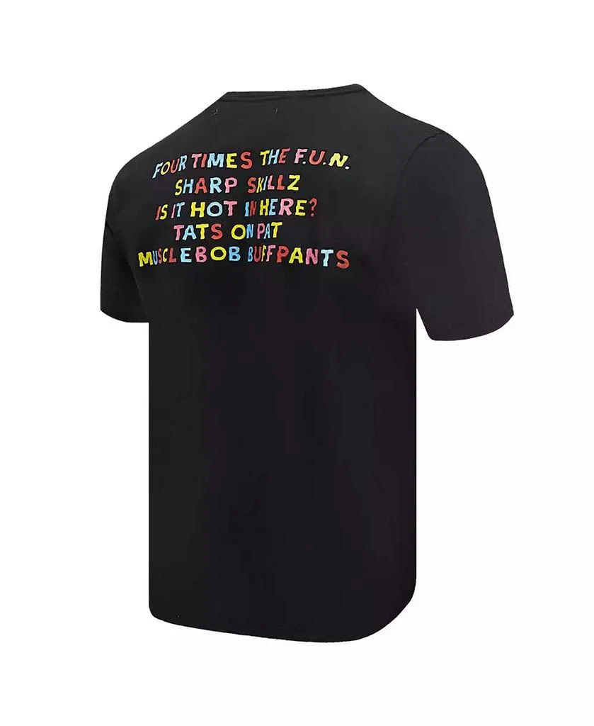 Freeze Max Men's Black SpongeBob SquarePants Musclebob Buffpants T-shirt 3