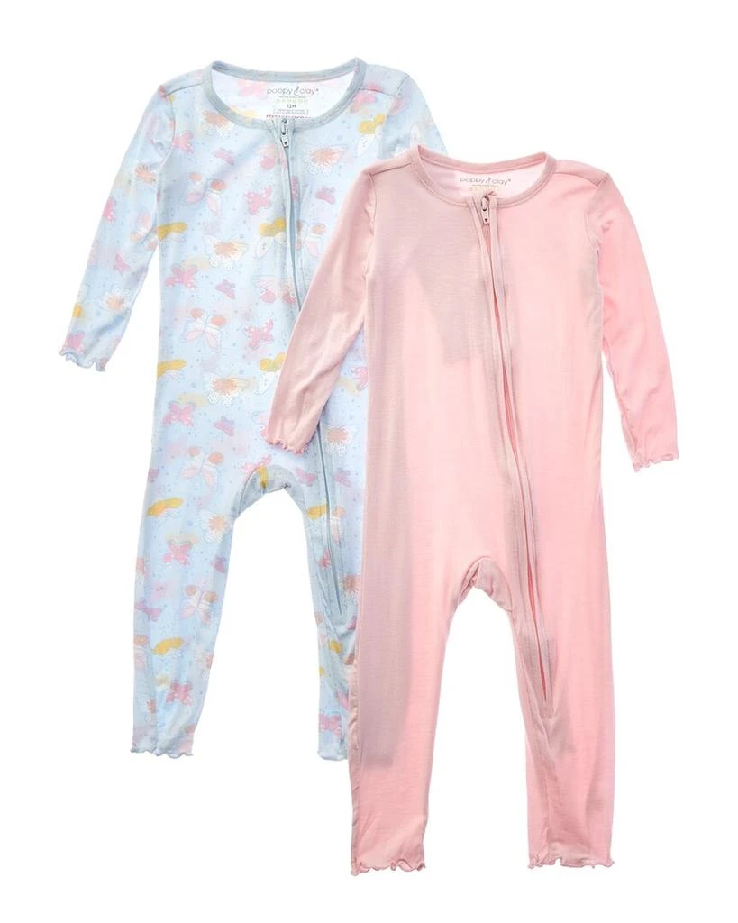 Poppy 
Clay 2pk Zen Bamboo Blanket Sleeper