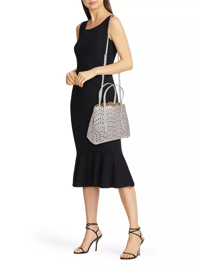 Alaïa Mina 25 Perforated Leather Tote 2