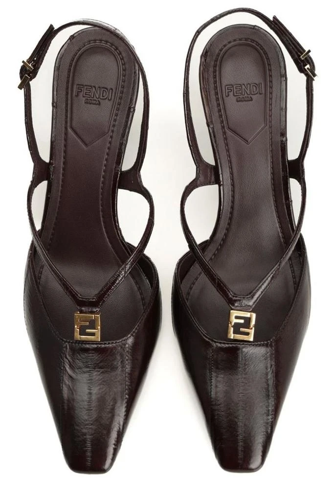 Fendi Fendi FFold Slingback Pumps 4