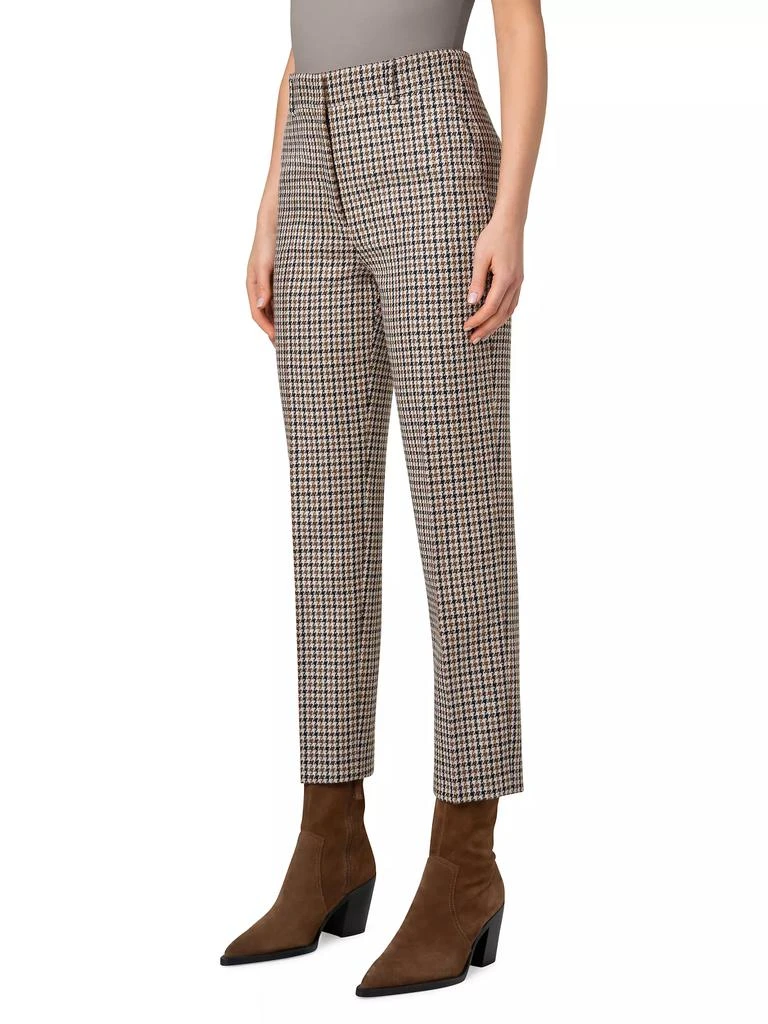 Akris Feryn Houndstooth Wool Tapered Pants 3