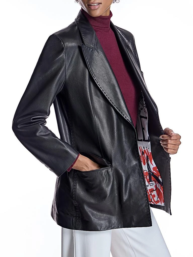 Maximilian 30 in Leather Blazer 3