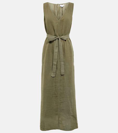 Velvet Acadia linen maxi dress