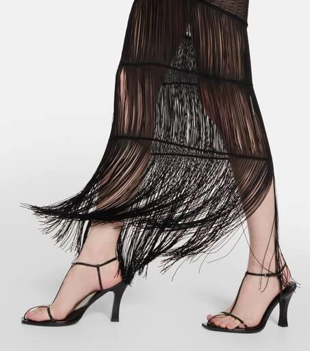 Khaite Liv fringed maxi dress 6