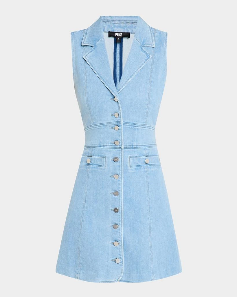 Paige Vida Denim Mini Dress 1