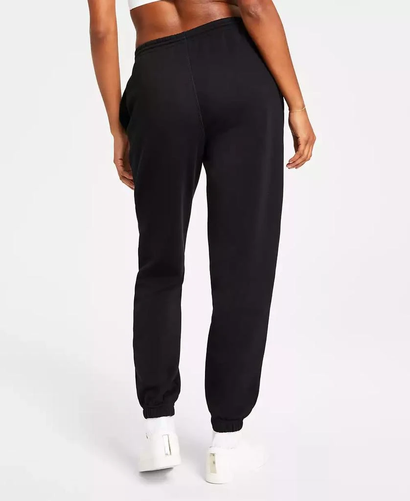 Reebok Women's Metallic Foil Logo Fleece Jogger Sweatpants, A Macy's Exclusive 2