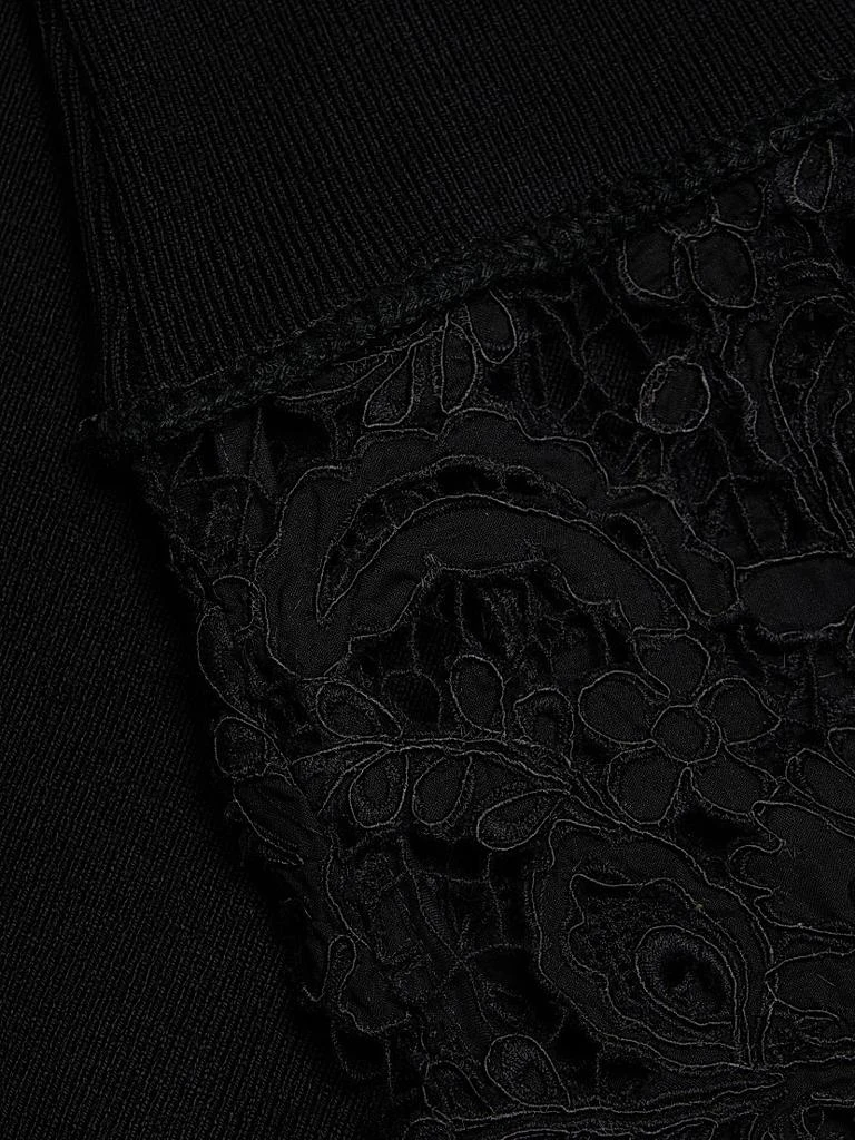 Sea Sabine Embroidered Wool-Cotton Midi-Dress 7