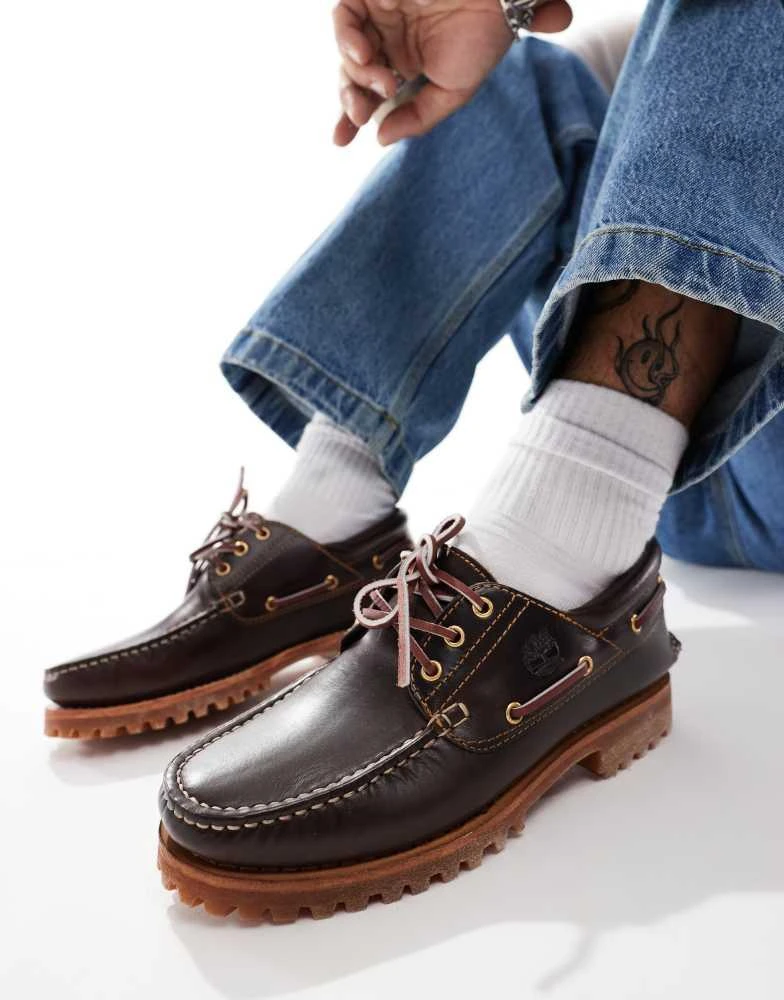 Timberland Timberland authentics 3 eye classic boat shoes in  display picture 3