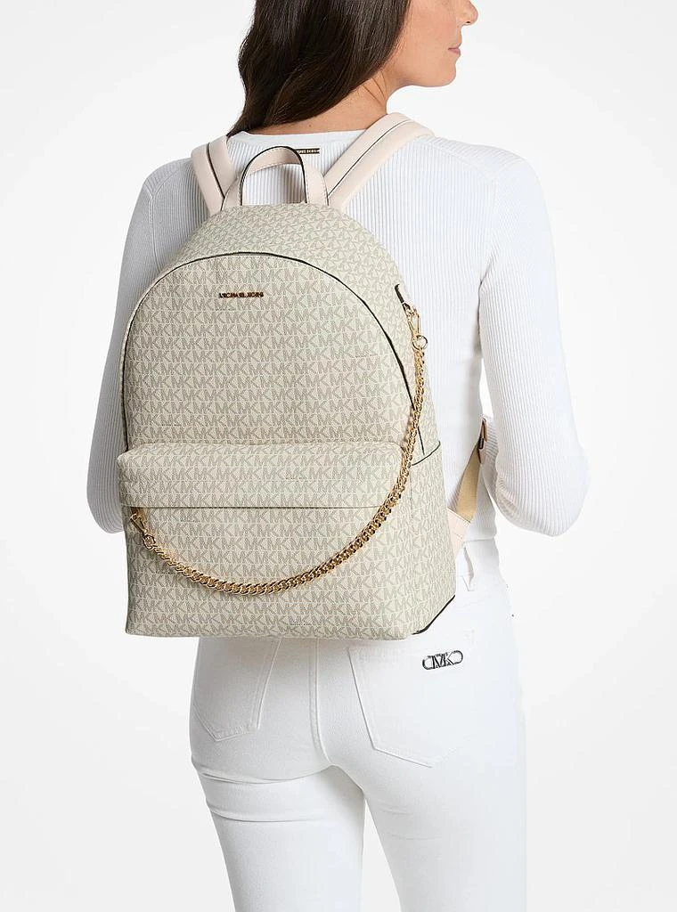 Michael Kors Slater Large Signature Logo Backpack 4
