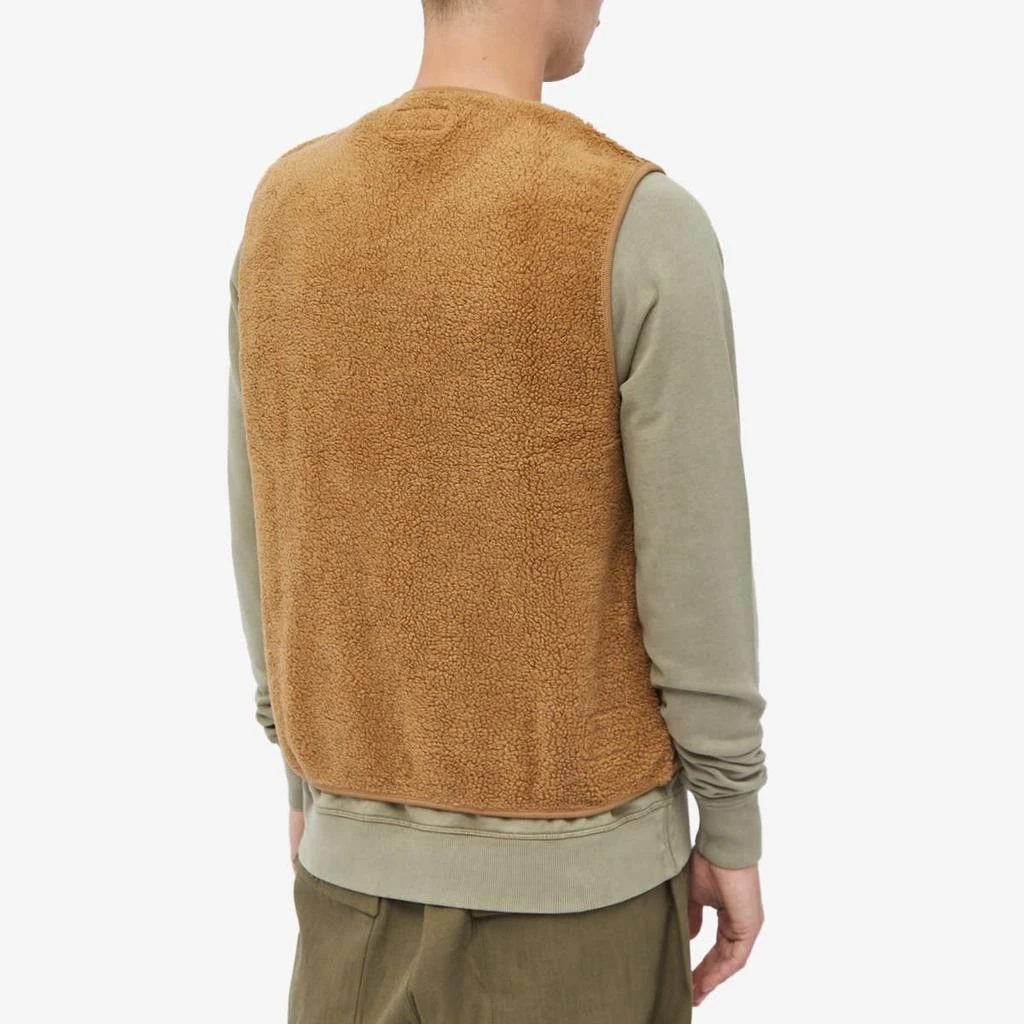 Universal Works Universal Works Mountain Fleece Zip Gilet 3