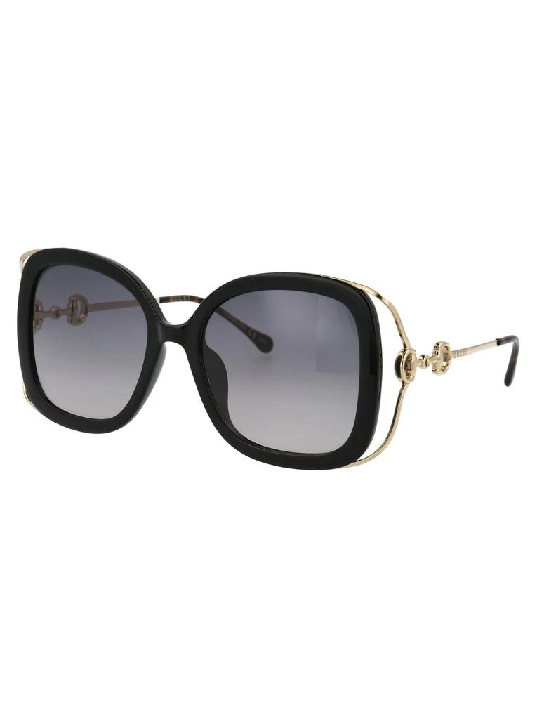 Gucci Gucci Eyewear Horsebit Detail Square Frame Sunglasses 2