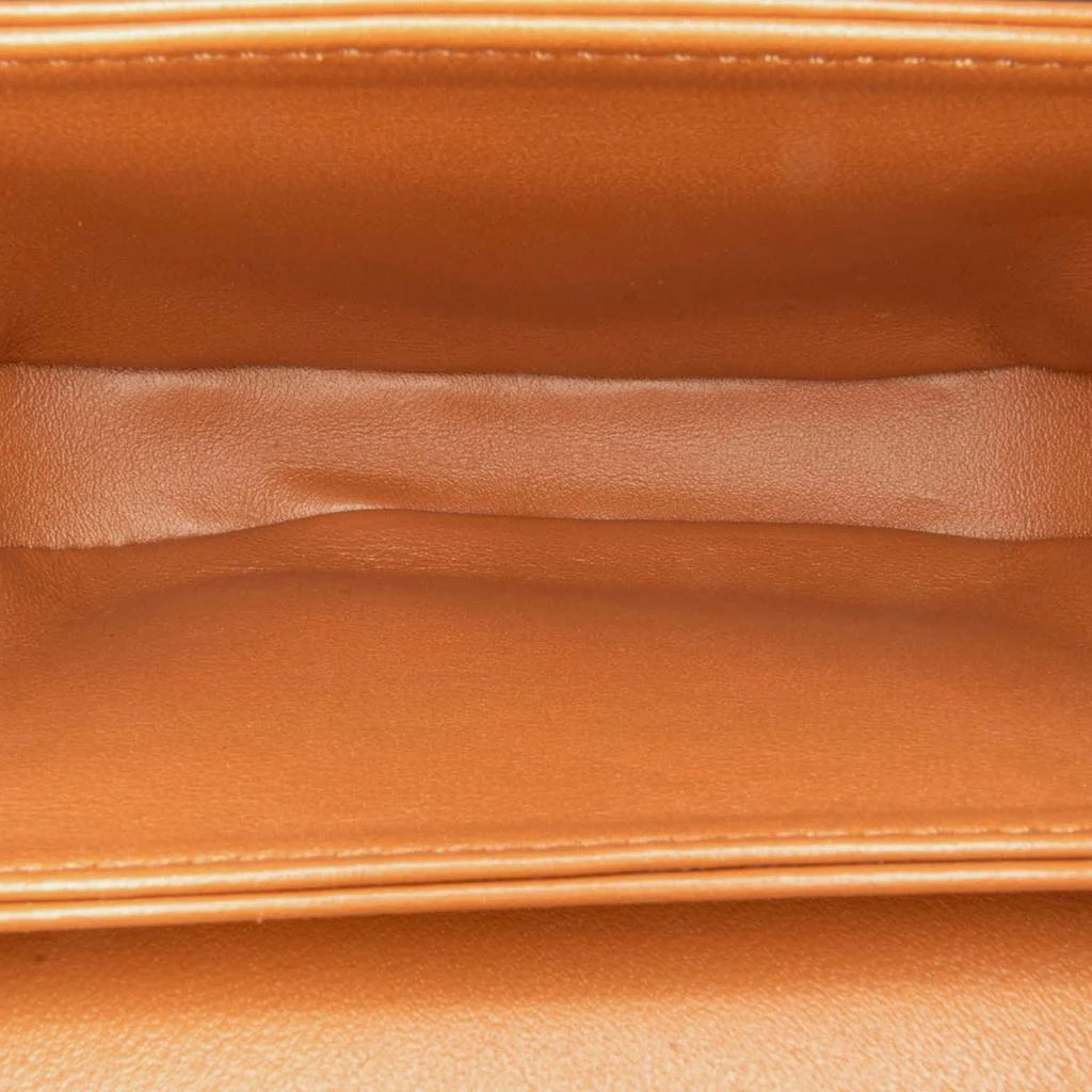 Celine Celine Brown Coated Canvas Mini Triomphe Besace Clea Satchel Bag 4
