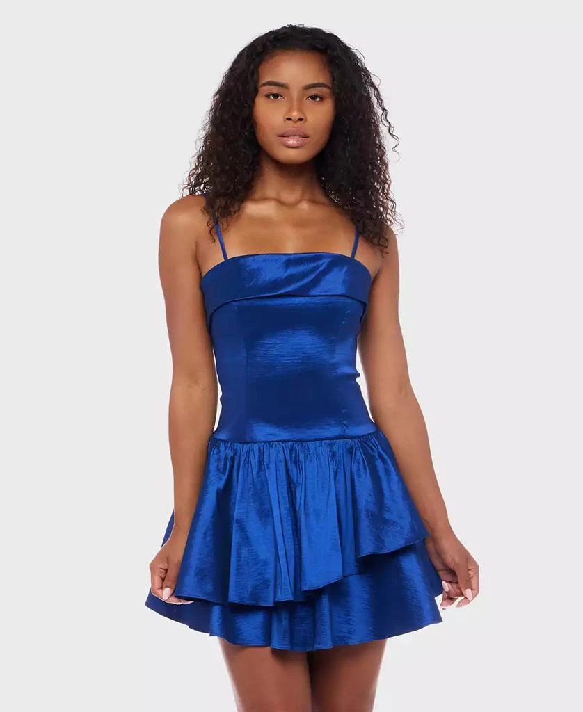 Alex & Sophia Juniors' Sleeveless Short Fit & Flare Dress 1