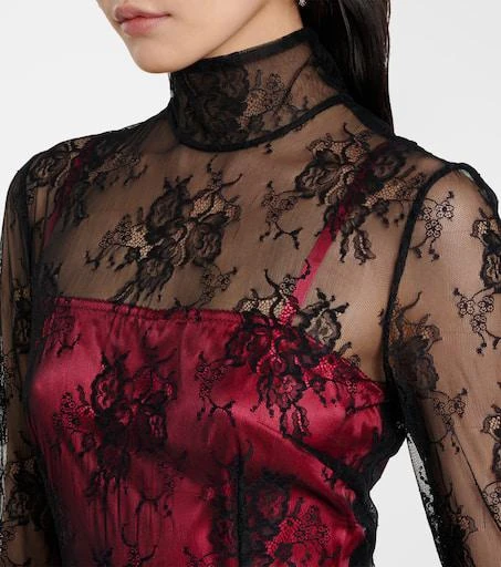 Dolce 
Gabbana Floral lace midi dress 4