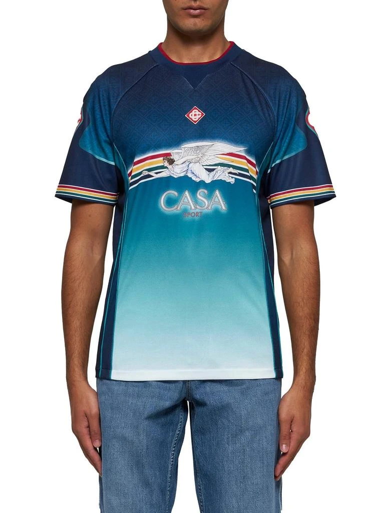 Casablanca Casablanca Printed Football Jersey T-Shirt 2