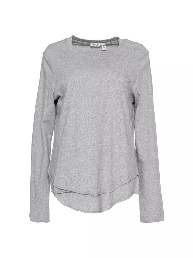 Wilt Long Sleeve Mock Layer Tee 1