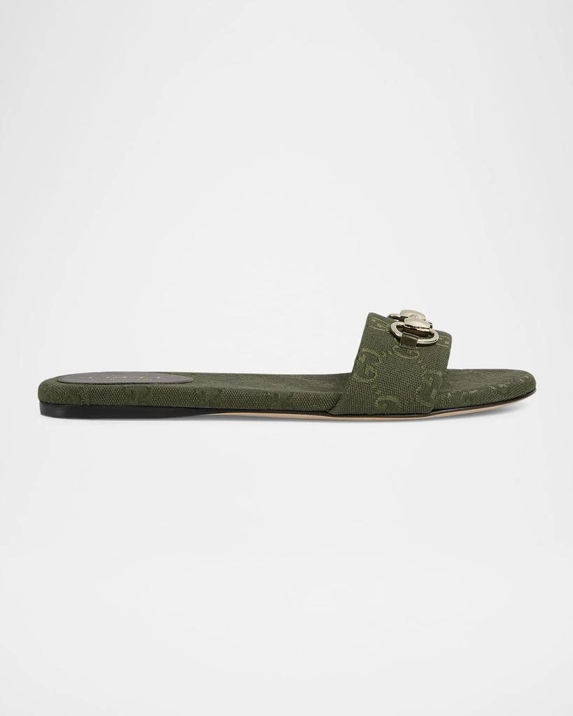 Gucci GG Canvas Siaga Slide Sandals 1