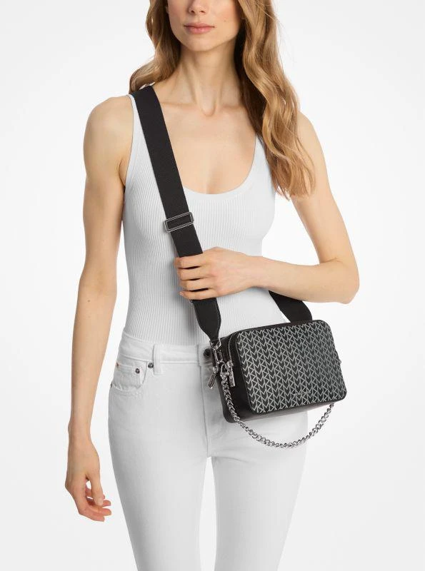 undefined Bryant Medium MK2000 Logo Jacquard Camera Crossbody Bag 3