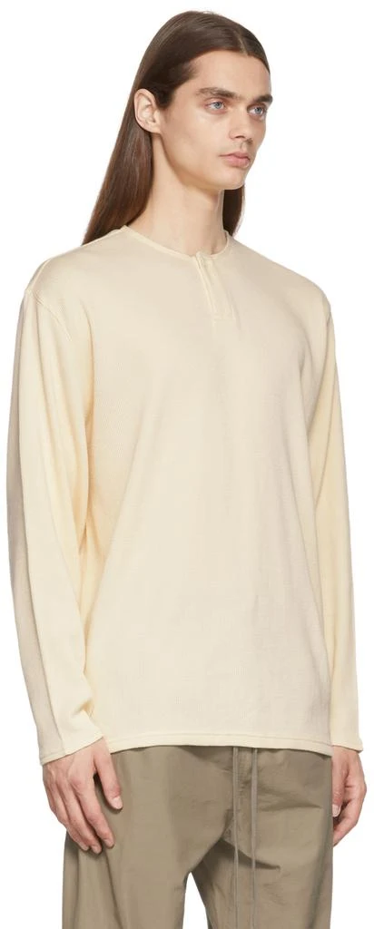 Fear of God ESSENTIALS Off-White Thermal Henley 2