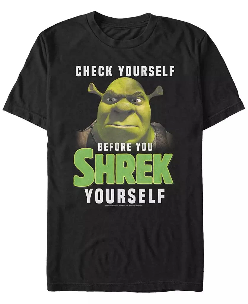 FIFTH SUN Shrek Men's Check Yourself Before You Shrek Yourself Short Sleeve T-Shirt 1