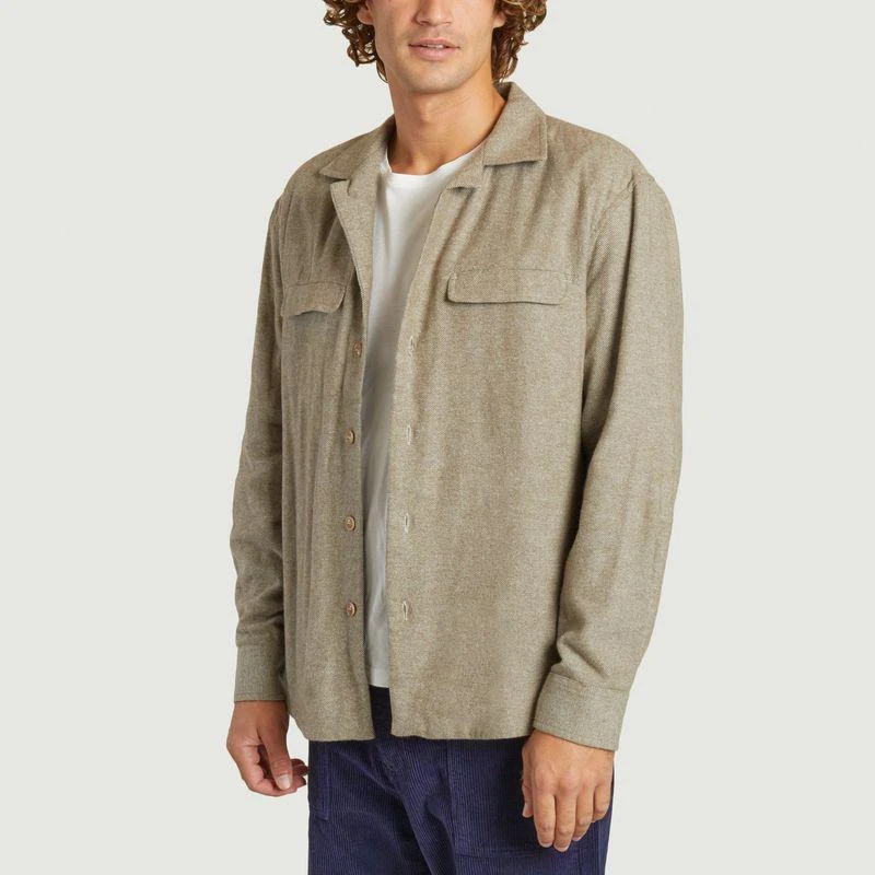 noyoco Mars overshirt Khaki Twill NOYOCO 2