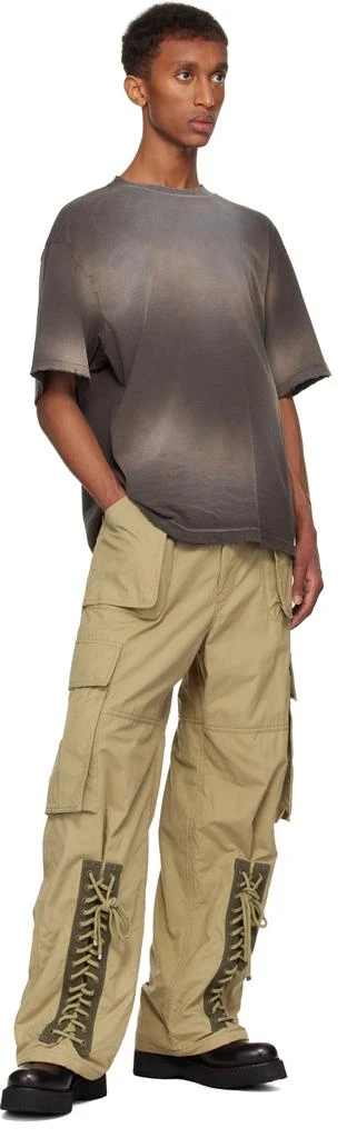 We11done Gray Standard Logo Washed T-shirt 4