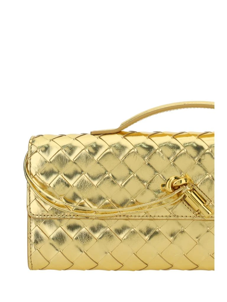 BOTTEGA VENETA Andiamo metallic Clutch Bag 4