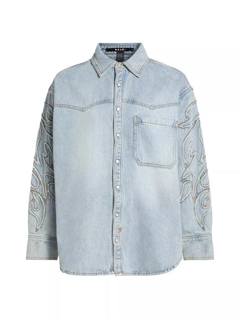 Ksubi Frontier Denim Paragon Patch Shirt 1