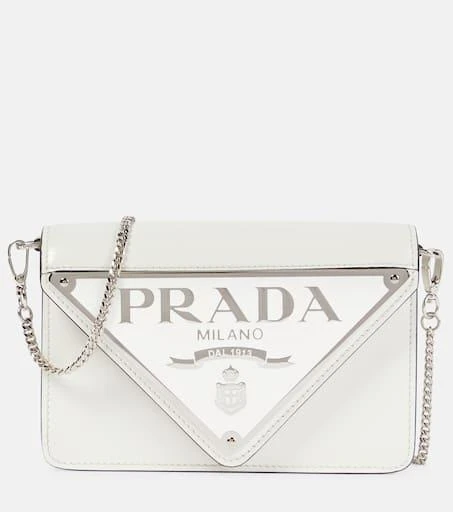 Prada Triangle Mini leather crossbody bag 1