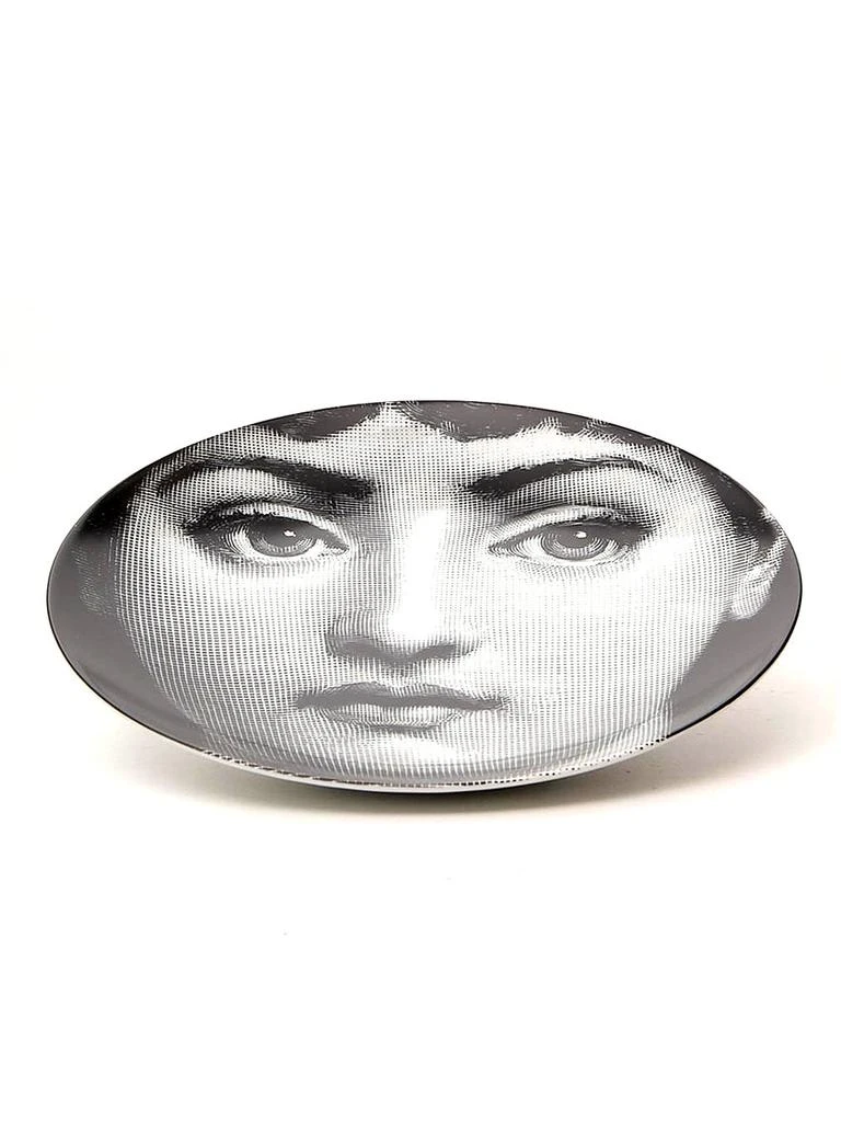 FORNASETTI Fornasetti Face Printed Round Plate 3