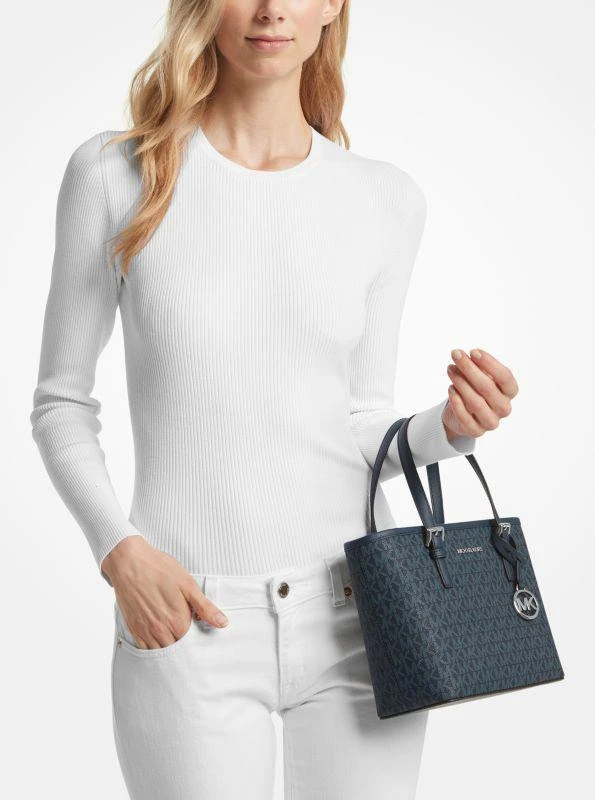 michael_kors Jet Set Travel Extra-Small Logo Top-Zip Tote Bag 4