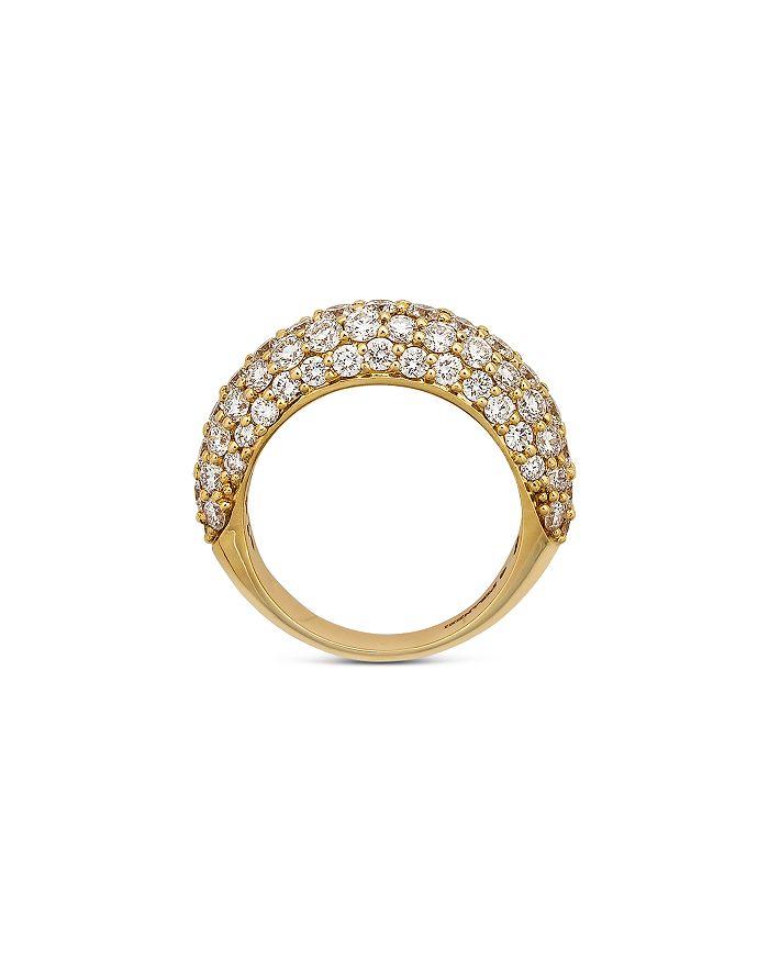 Piranesi 18K Yellow Gold Small Dome Ring with Diamonds, 2.27 ct. t.w.