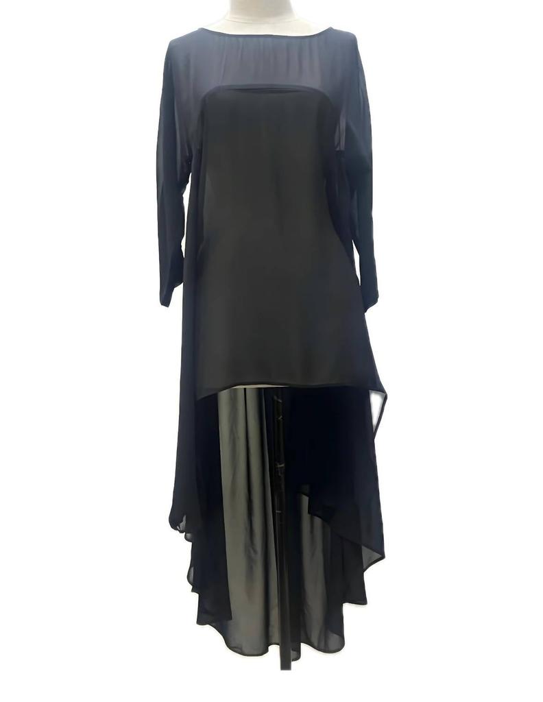 Staples Staples - RUFFLE LONG BACK TOP