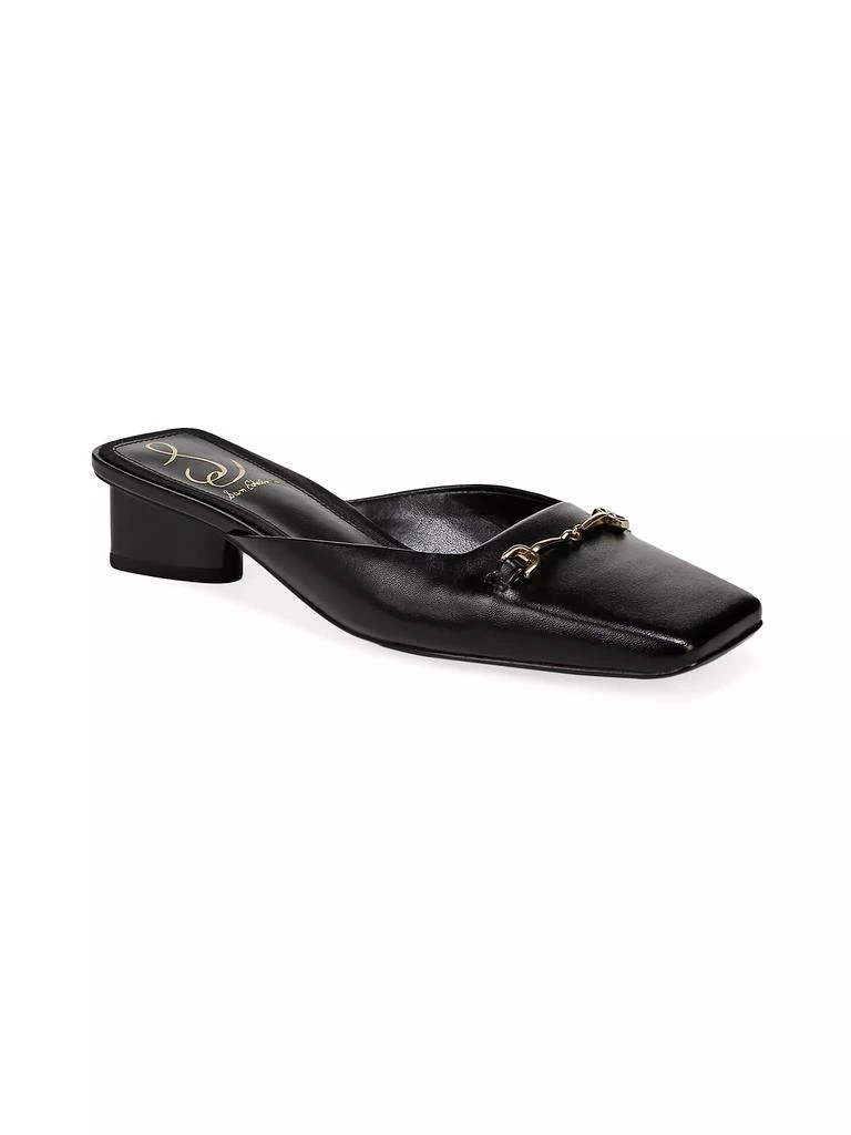 Sam Edelman Ollie Riding Bit-Detailed Leather Mules 2