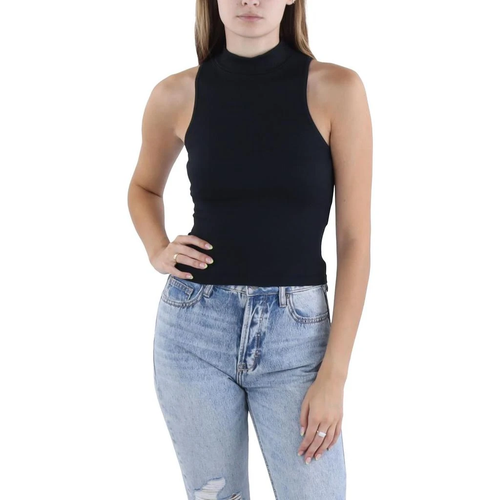 Almost Famous Juniors Womens Mock-Neck Seamless Pullover Top 3