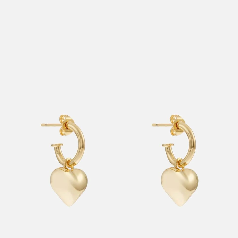 Crystal Haze Crystal Haze Golden Hearts Gold-Plated Earrings 2