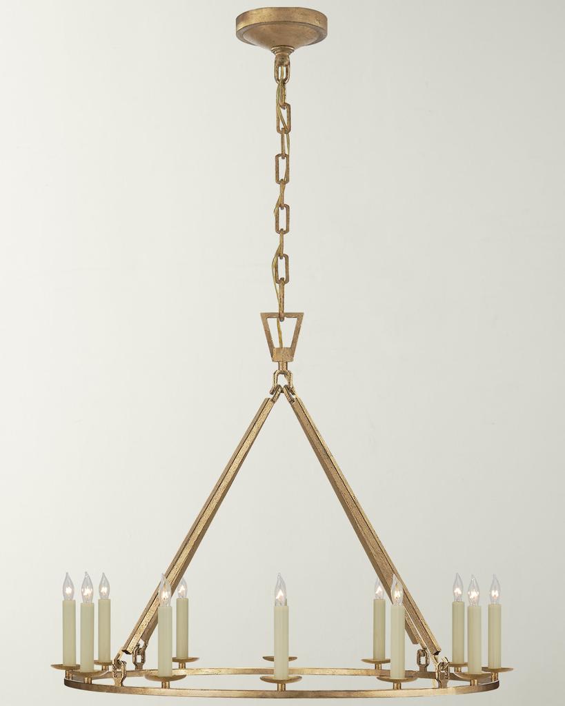 Chapman & Myers Darlana Medium Single Ring Chandelier By Chapman & Myers