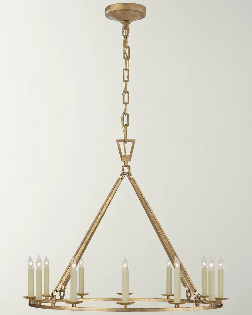 Chapman & Myers Darlana Medium Single Ring Chandelier By Chapman & Myers 1