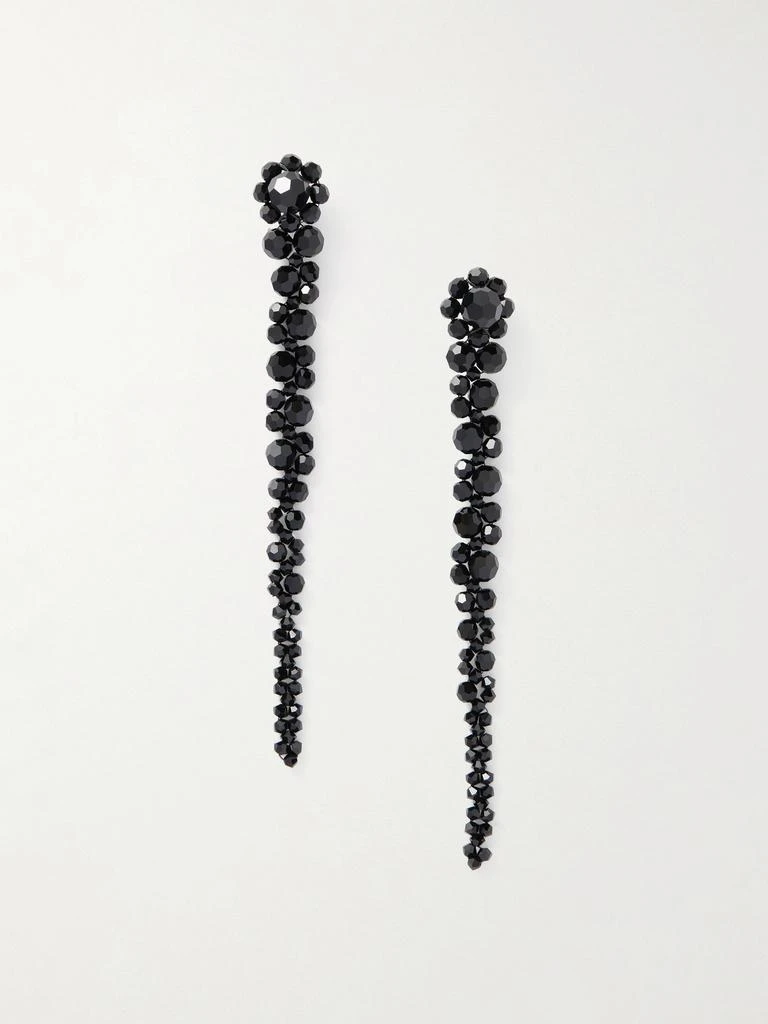 Simone Rocha Drip Gold-tone Crystal Earrings